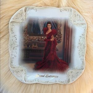 Decorative Plate Scarlett O’Hara “Grand Entrance”